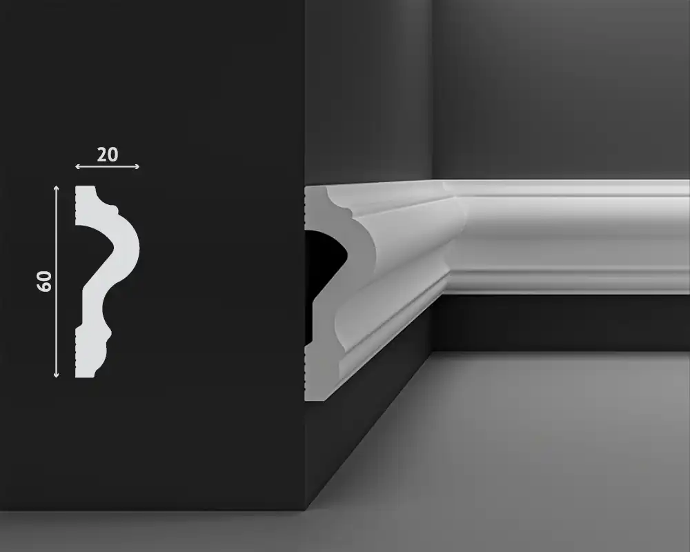 Отделка стен и потолка Молдинг DECOSTAR POLYSTYLE SG-B60/20