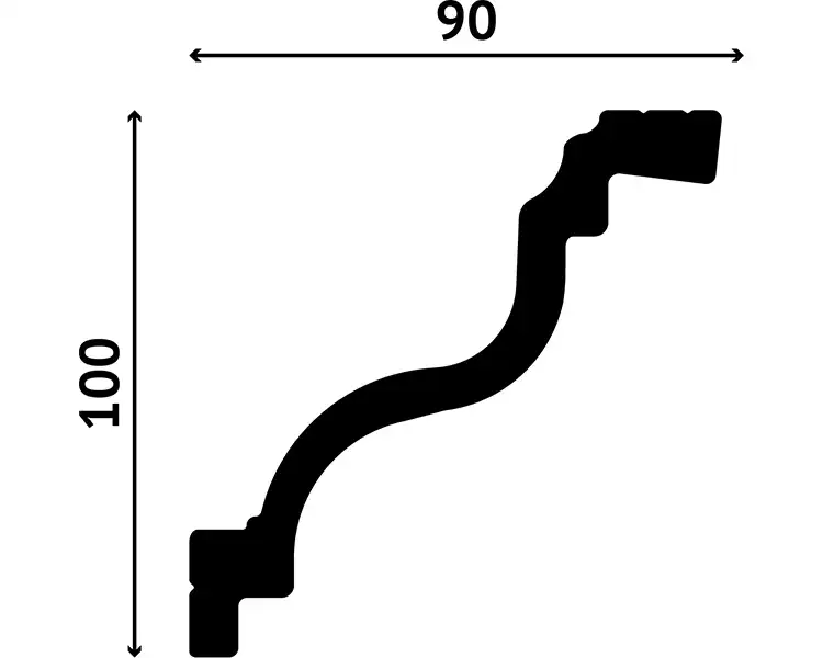 Отделка стен и потолка Карниз Decostar Durostyle SK-56