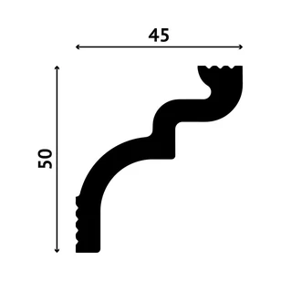 Карниз Decostar Polystyle SG-50/45