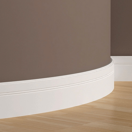 Отделка стен и потолка Плинтус Европласт 1.53.103 гибкий 2000х109х14 мм