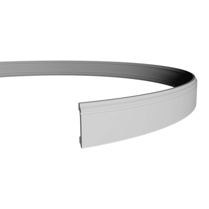 Отделка стен и потолка Плинтус Европласт 1.53.112 гибкий 2000х80х13 мм