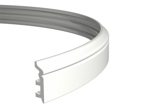 Отделка стен и потолка Плинтус Европласт 1.53.107 гибкий 2000х80х22 мм