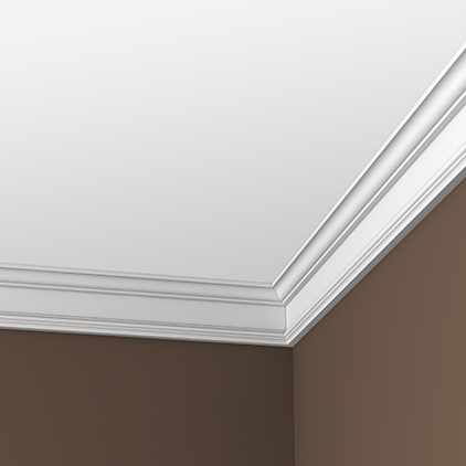 Отделка стен и потолка Карниз Европласт 1.50.121 жёсткий 50х101х2000 мм