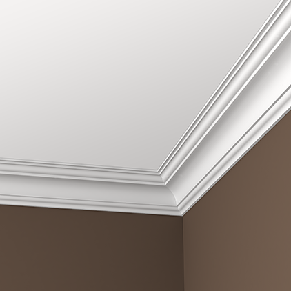 Отделка стен и потолка Карниз Европласт 1.50.139 жёсткий 99х100х2000 мм