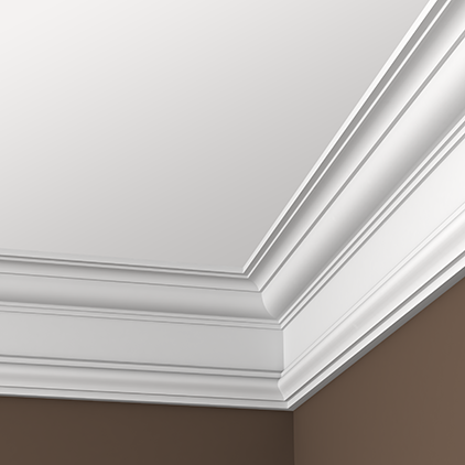 Отделка стен и потолка Карниз Европласт 1.50.132 жёсткий 117х218х2000 мм