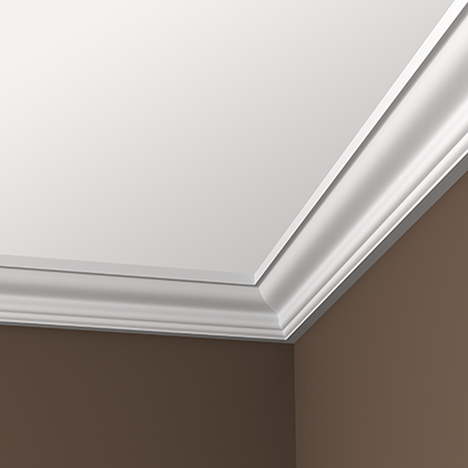 Отделка стен и потолка Карниз Европласт 1.50.126 жёсткий 90х93х2000 мм