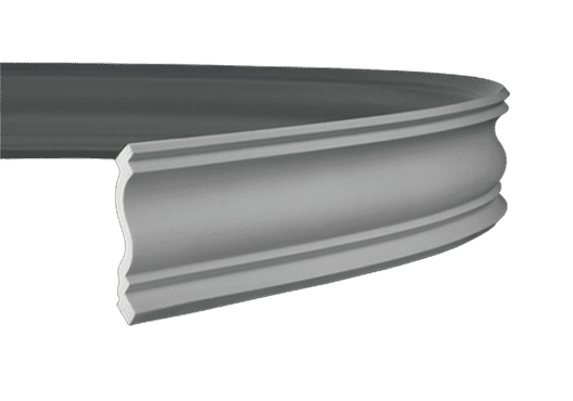 Отделка стен и потолка Карниз Европласт 1.50.126 гибкий 90х93х2000 мм