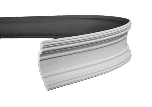 Отделка стен и потолка Карниз Европласт 1.50.168 гибкий 120х119х2000 мм