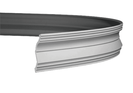Отделка стен и потолка Карниз Европласт 1.50.254 гибкий 93х130х2000 мм