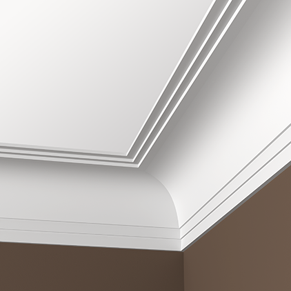 Отделка стен и потолка Карниз Европласт 1.50.271 жёсткий 165х226х2000 мм