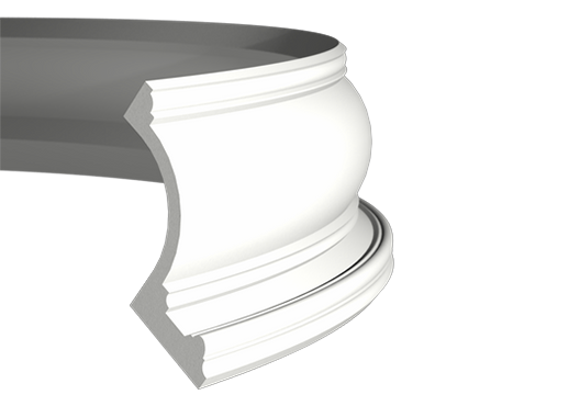 Отделка стен и потолка Карниз Европласт 1.50.209 гибкий 117х152х2000 мм