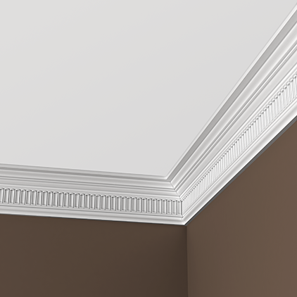 Отделка стен и потолка Карниз Европласт 1.50.104 жёсткий 73х116х2000 мм