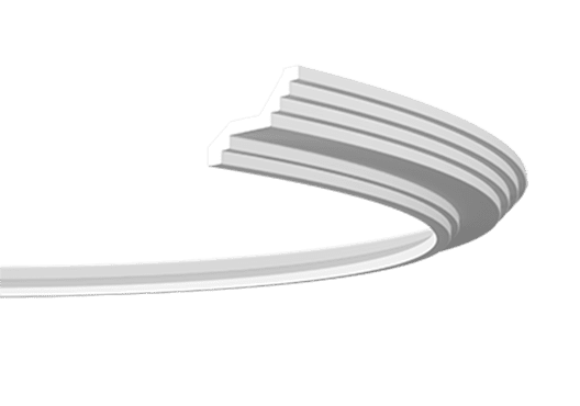 Отделка стен и потолка Карниз Европласт 1.50.276 гибкий 100х60х2000 мм