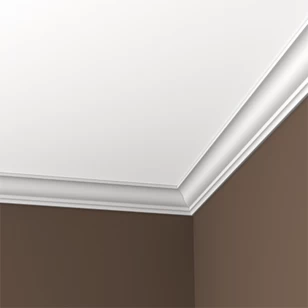 Карниз Европласт 1.50.105 жёсткий 63х60х2000 мм