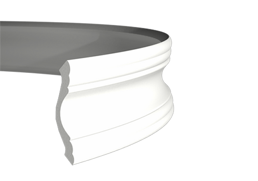 Отделка стен и потолка Карниз Европласт 1.50.102 гибкий 76х69х2000 мм