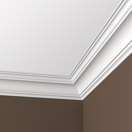 Отделка стен и потолка Карниз Европласт 1.50.148 жёсткий 120х117х2000 мм