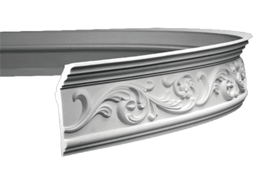 Отделка стен и потолка Карниз Европласт 1.50.163 гибкий 65х151х2000 мм