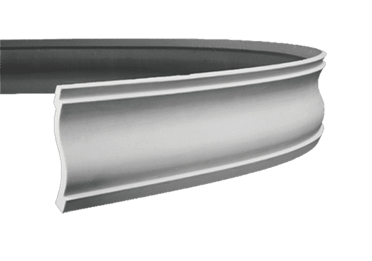Отделка стен и потолка Карниз Европласт 1.50.131 гибкий 136х63х2000 мм
