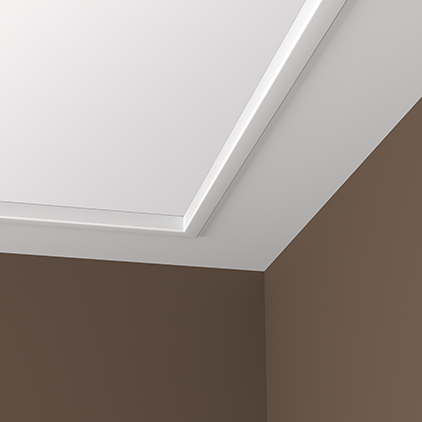 Отделка стен и потолка Карниз Европласт 1.50.156 жёсткий 30х30х2000 мм