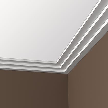 Отделка стен и потолка Карниз Европласт 1.50.262 жёсткий 120х50х2000 мм