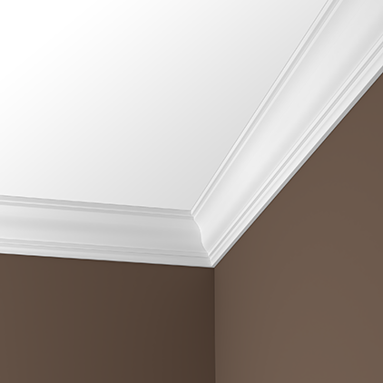 Отделка стен и потолка Карниз Европласт 1.50.273 жёсткий 130х198х2000 мм