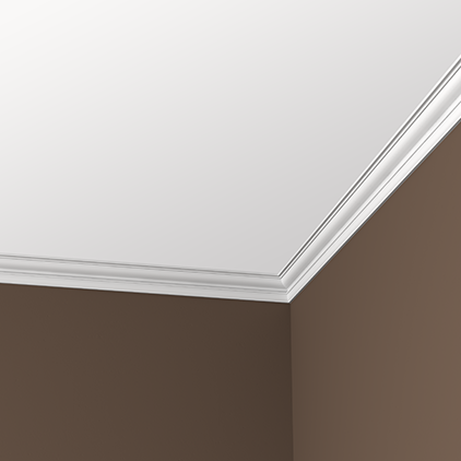 Отделка стен и потолка Карниз Европласт 1.50.171 жёсткий 30х45х2000 мм