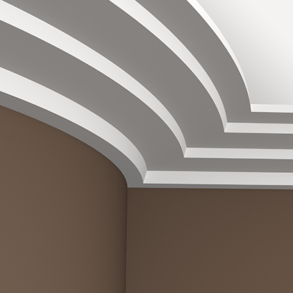 Отделка стен и потолка Карниз Европласт 1.50.145 гибкий 262х92х2000 мм