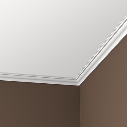 Отделка стен и потолка Карниз Европласт 1.50.150 жёсткий 40х41х2000 мм