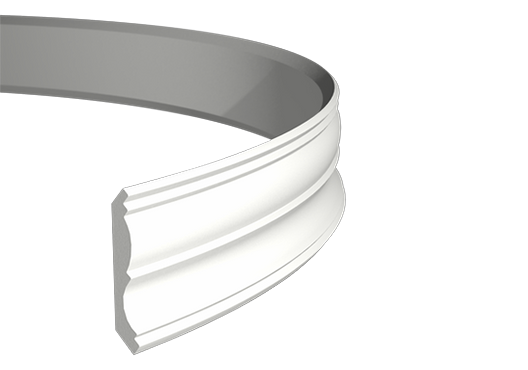 Отделка стен и потолка Карниз Европласт 1.50.161 гибкий 91х81х2000 мм