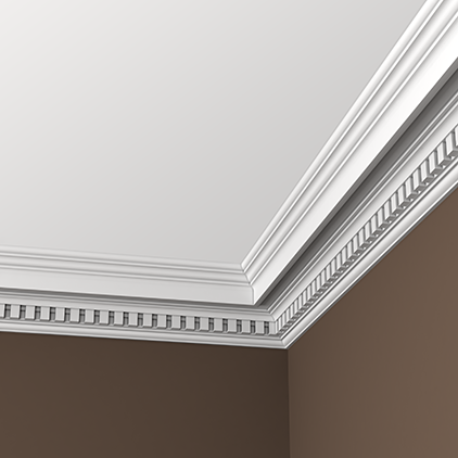 Отделка стен и потолка Карниз Европласт 1.50.111 жёсткий 118х112х2000 мм