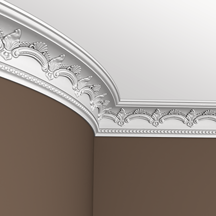 Отделка стен и потолка Карниз Европласт 1.50.183 гибкий 84х96х2000 мм