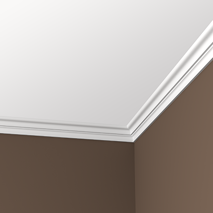 Отделка стен и потолка Карниз Европласт 1.50.173 жёсткий 40х55х2000 мм