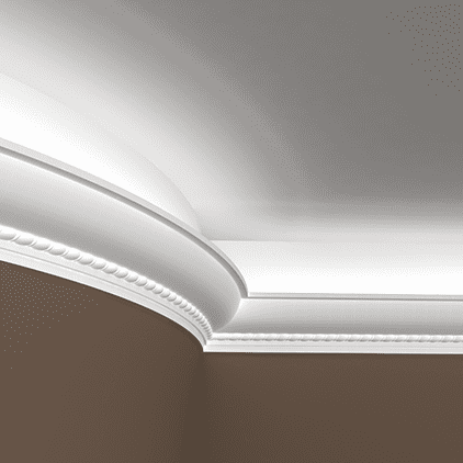 Отделка стен и потолка Карниз Европласт 1.50.208 гибкий 71х71х2000 мм