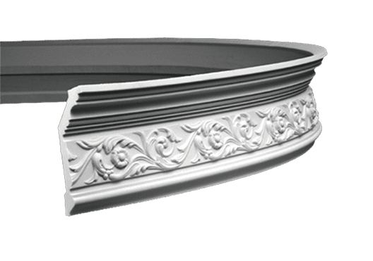 Отделка стен и потолка Карниз Европласт 1.50.128 гибкий 66х144х2000 мм