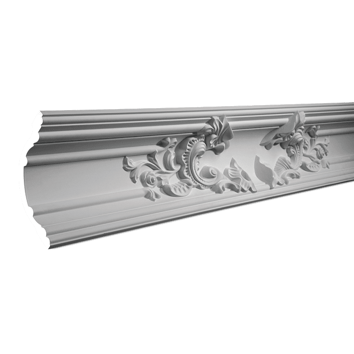 Отделка стен и потолка Карниз Европласт 1.50.167 жёсткий 120х119х2000 мм