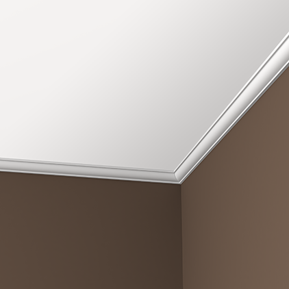 Отделка стен и потолка Карниз Европласт 1.50.123 жёсткий 30х30х2000 мм