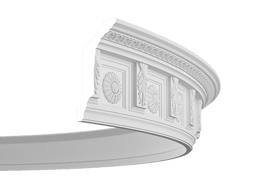 Отделка стен и потолка Карниз Европласт 1.50.281 гибкий 112х204х2000 мм