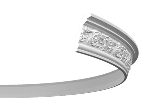 Отделка стен и потолка Карниз Европласт 1.50.274 гибкий 55х86х2000 мм