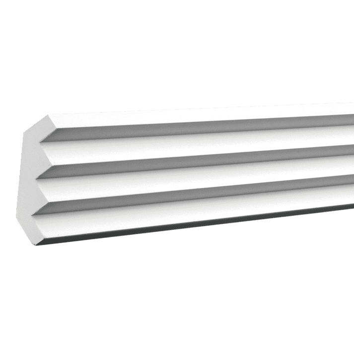 Отделка стен и потолка Карниз Европласт 1.50.140 жёсткий 56х56х2000 мм