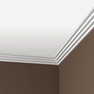 Карниз Европласт 1.50.140 жёсткий 56х56х2000 мм