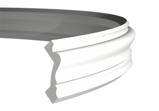 Отделка стен и потолка Карниз Европласт 1.50.100 гибкий 55х64х2000 мм