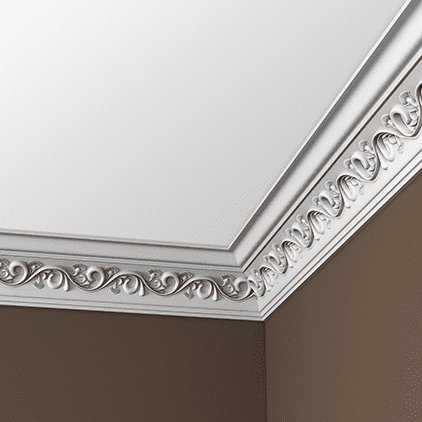 Отделка стен и потолка Карниз Европласт 1.50.185 жёсткий 98х115х2000 мм