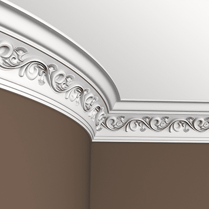 Отделка стен и потолка Карниз Европласт 1.50.185 жёсткий 98х115х2000 мм