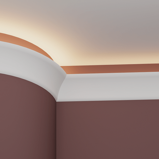 Отделка стен и потолка Карниз Европласт 1.50.623 гибкий 75х119х2000 мм