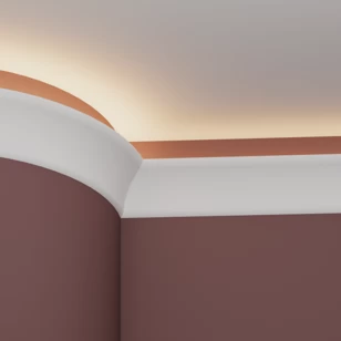 Карниз Европласт 1.50.623 гибкий 75х119х2000 мм