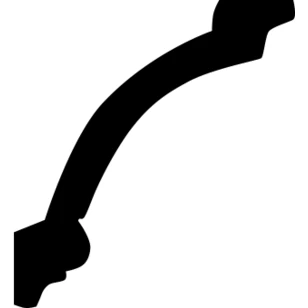 Карниз Европласт 1.50.125 жёсткий 85х90х2000 мм