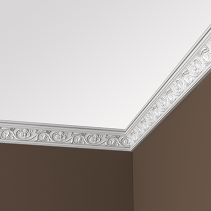 Отделка стен и потолка Карниз Европласт 1.50.181 жёсткий 39х75х2000 мм