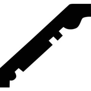 Карниз Европласт 1.50.207 жёсткий 55х52х2000 мм