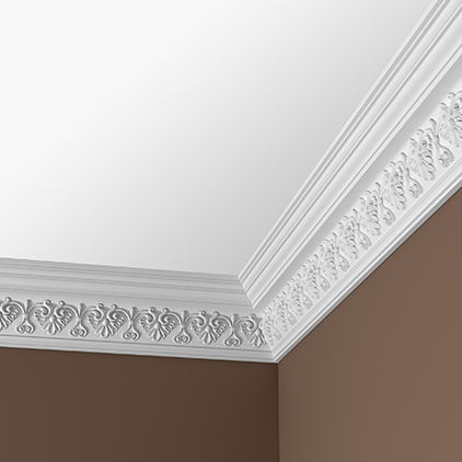 Отделка стен и потолка Карниз Европласт 1.50.285 жёсткий 109х144х2000 мм