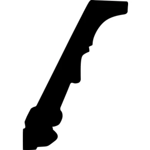 Карниз Европласт 1.50.186 жёсткий 55х82х2000 мм